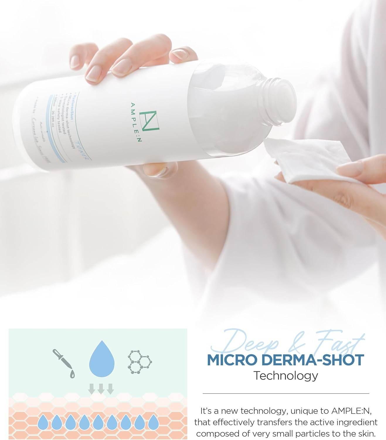 AMPLE:N Hyaluron Shot Toner Jumbo 600ml-thekimyoung.com