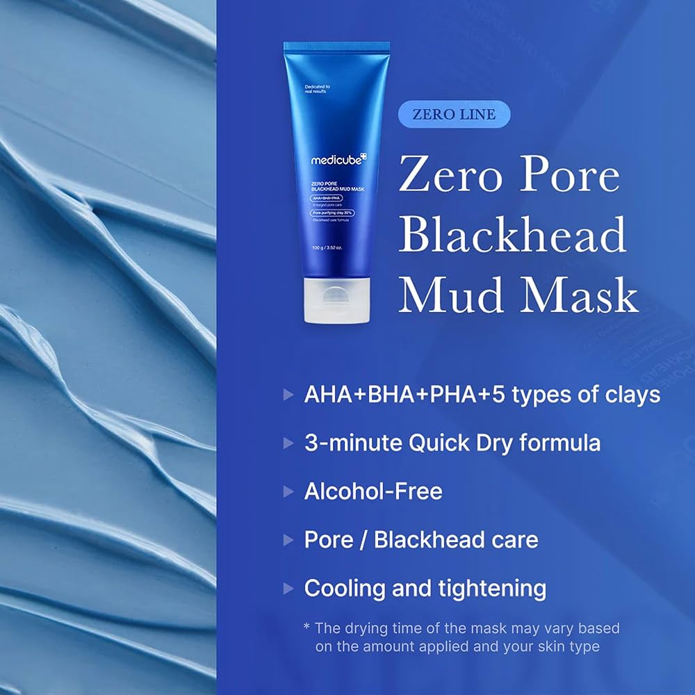 medicube Zero Pore Blackhead Mud Mask 100g Clay Masks medicube