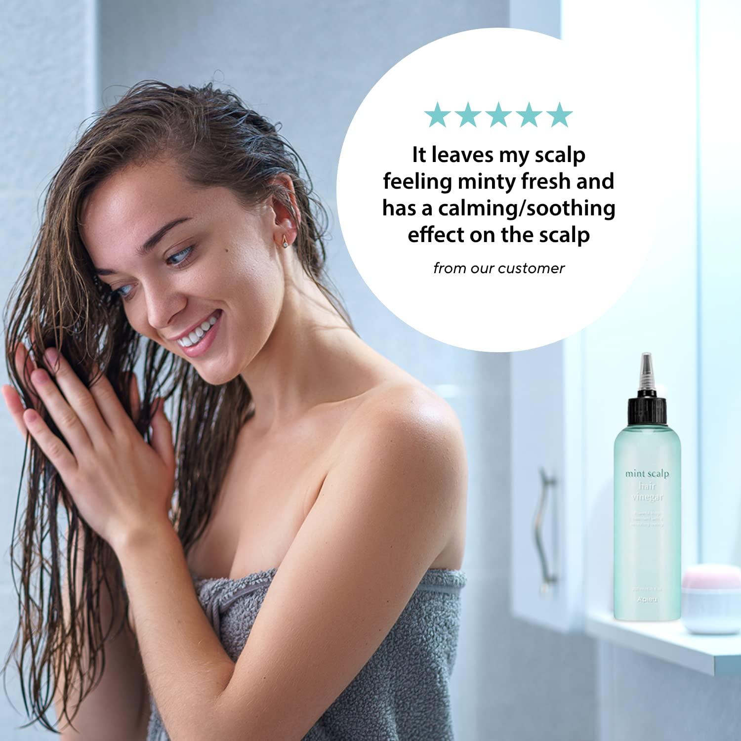 A'pieu MINT SCALP HAIR VINEGAR 200ml-thekimyoung.com