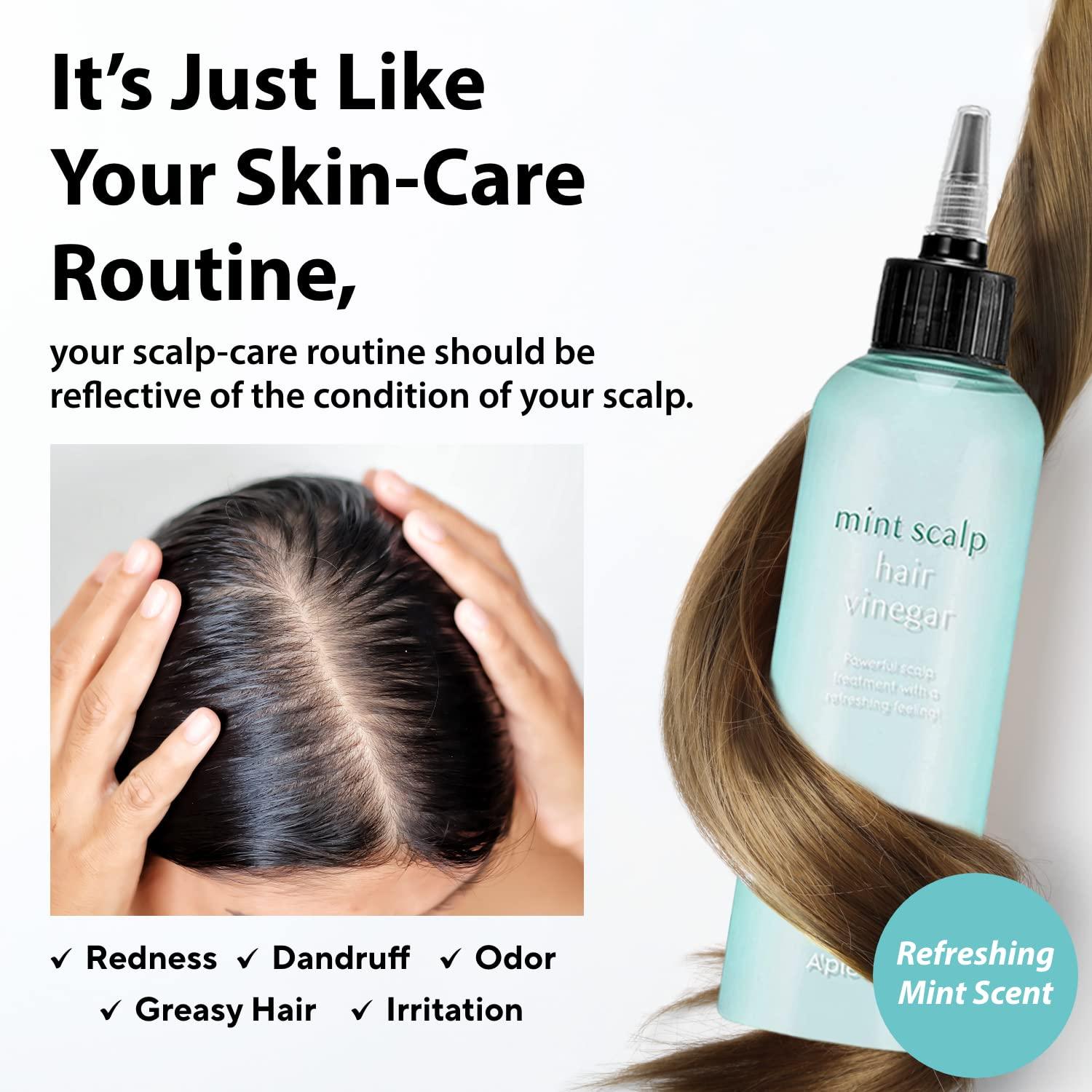 A'pieu MINT SCALP HAIR VINEGAR 200ml-thekimyoung.com