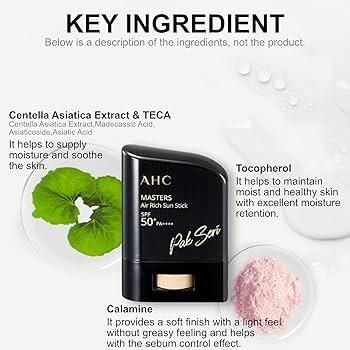 AHC Masters Air Rich Sun Stick SPF50+ PA++++ 14g Sun Stick AHC