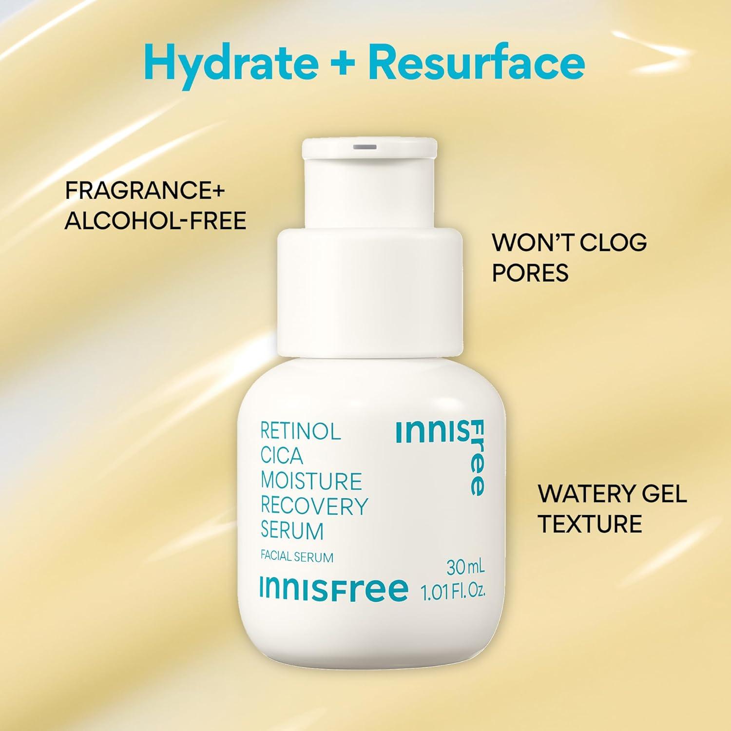 innisfree Retinol Cica Repair Ampoule - 15ml/30ml/50ml/80ml Ampoule innisfree