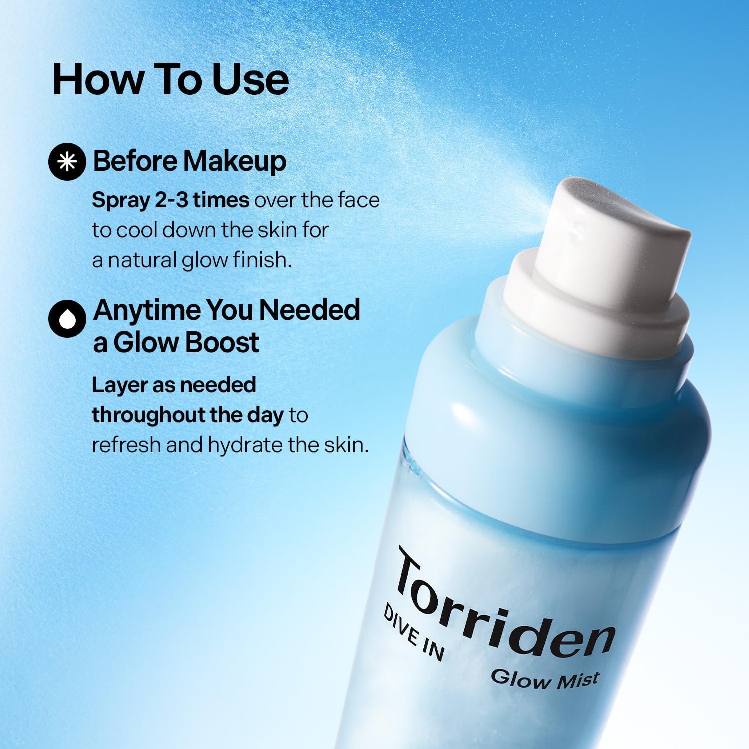 Torriden - DIVE IN Hyaluronic Acid Glow Mist (120ml)-thekimyoung.com