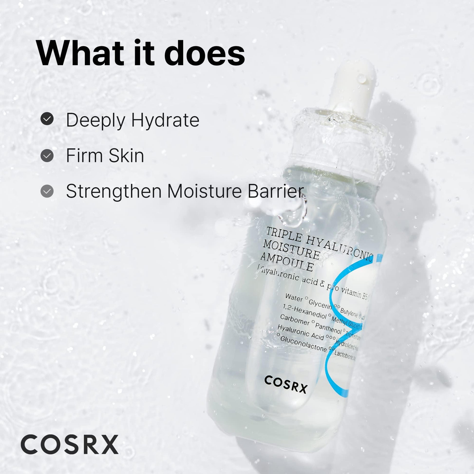 COSRX Hydrium Triple Hyaluronic Moisture Ampoule 40ml Ampoule COSRX