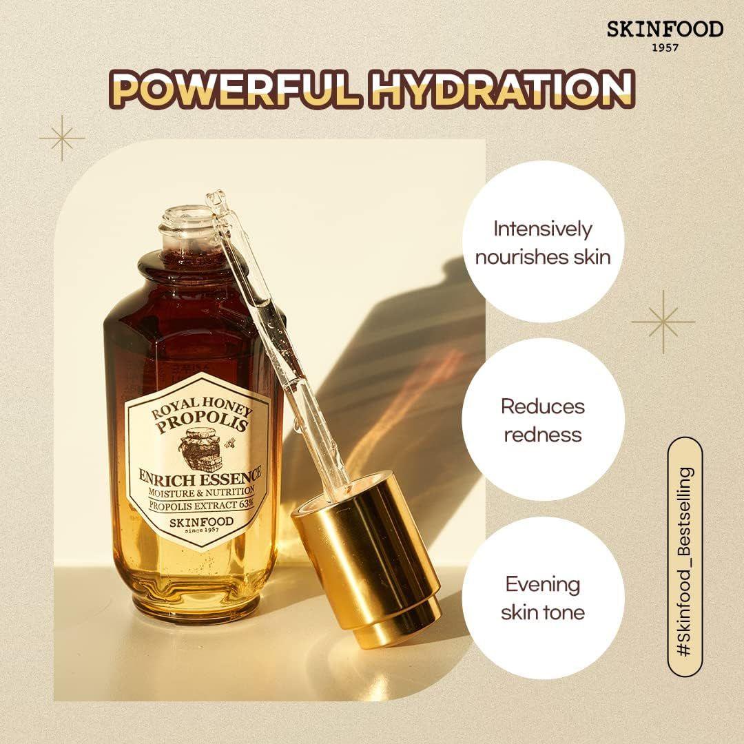 SKINFOOD Royal Honey Propolis Enrich Essence 50ml-thekimyoung.com