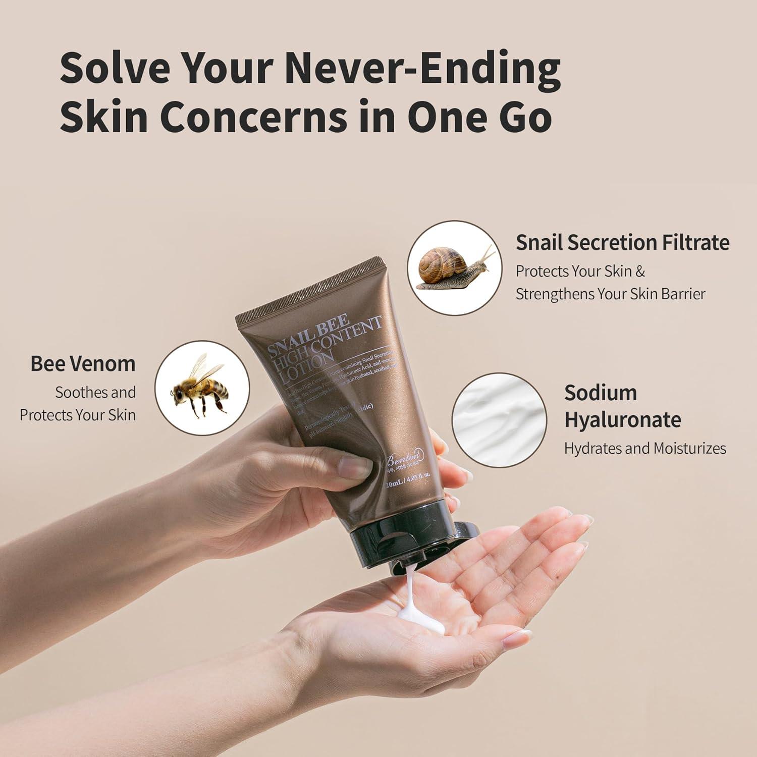 Benton Snail Bee High Content Lotion 120ml-thekimyoung.com