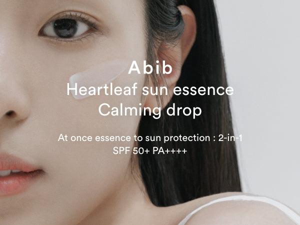 Abib Heartleaf sun essence Calming drop 50ml (SPF50+ PA++++)-thekimyoung.com