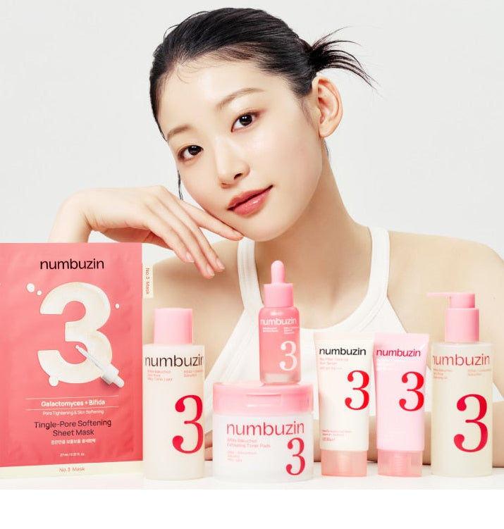 numbuzin - numbuzin No.3 Radiance Glowing Jumbo Essence Pads (70 Pads)-thekimyoung.com