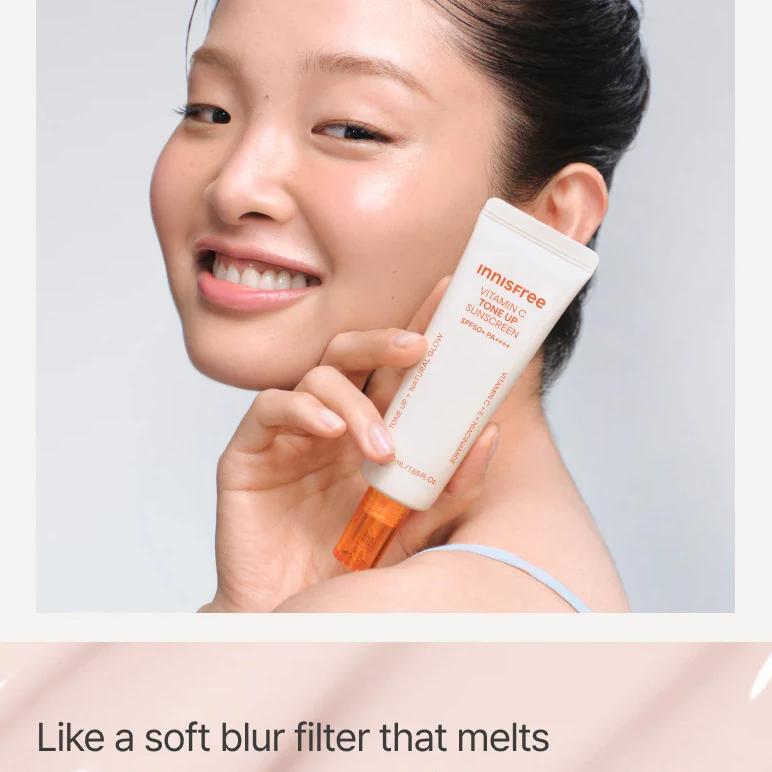 Innisfree Vitamin C Spot Tone-up Sunscreen 50ml-thekimyoung.com