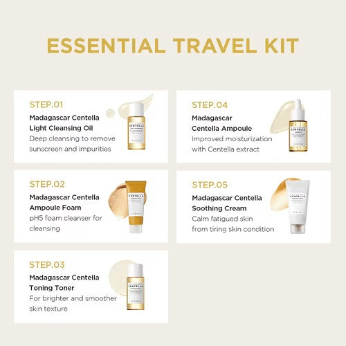 SKIN 1004 Madagascar Centella Travel Kit Skin Care Set SKIN1004