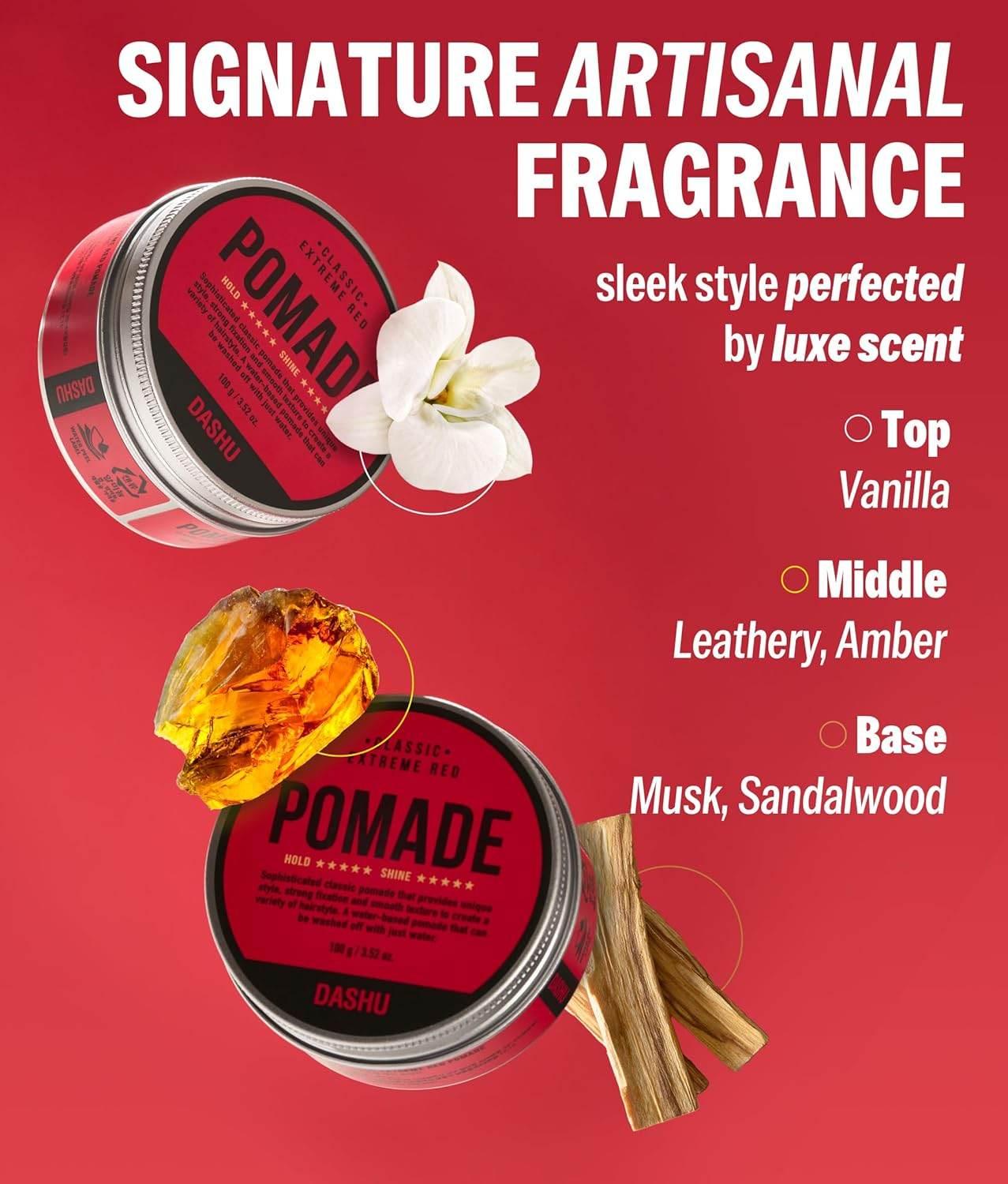 DASHU Classic Extreme Red Pomade 100g-thekimyoung.com