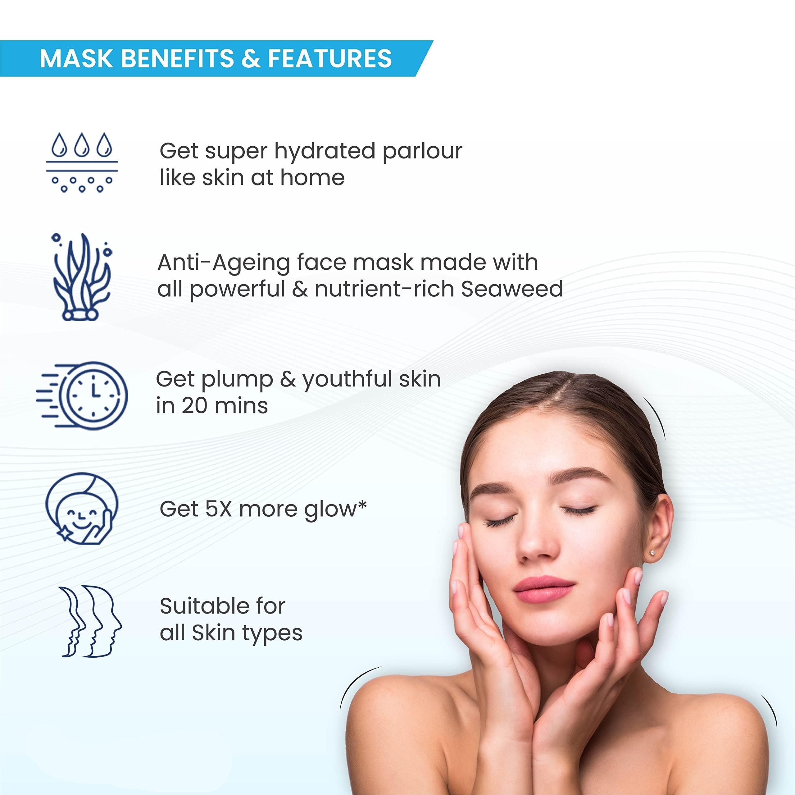 AHC Triple Hyaluronic 100% Pure Cotton MASK Sheet 25ml x 10ea Mask Sheet AHC