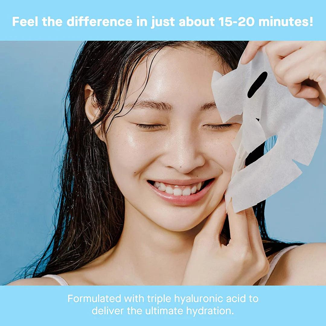COSRX Hydrium Triple Hyaluronic Water Wave Sheet Mask (10 Sheets) Facial Mask COSRX