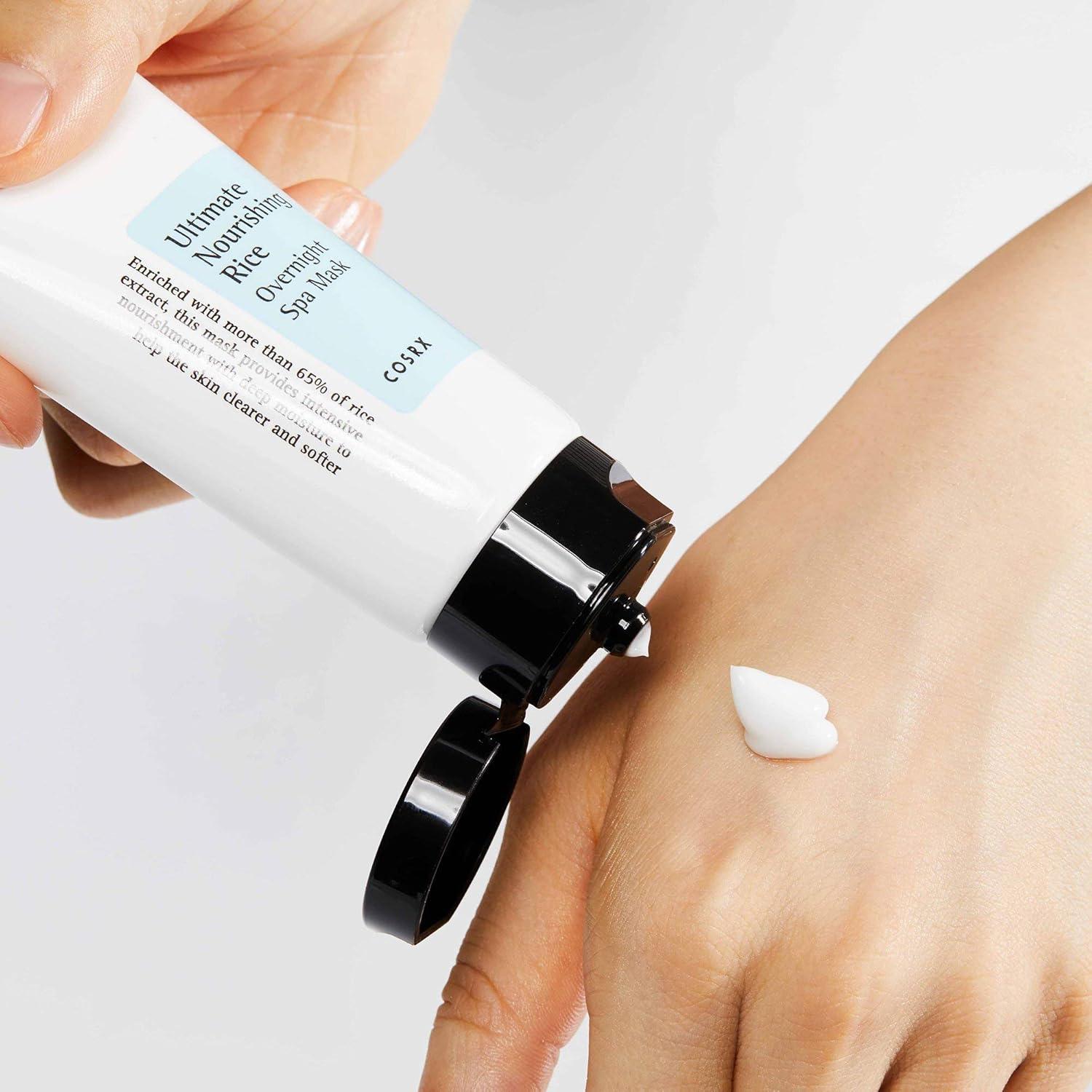 COSRX Ultimate Nourishing Rice Overnight Spa Mask 60ml-thekimyoung.com