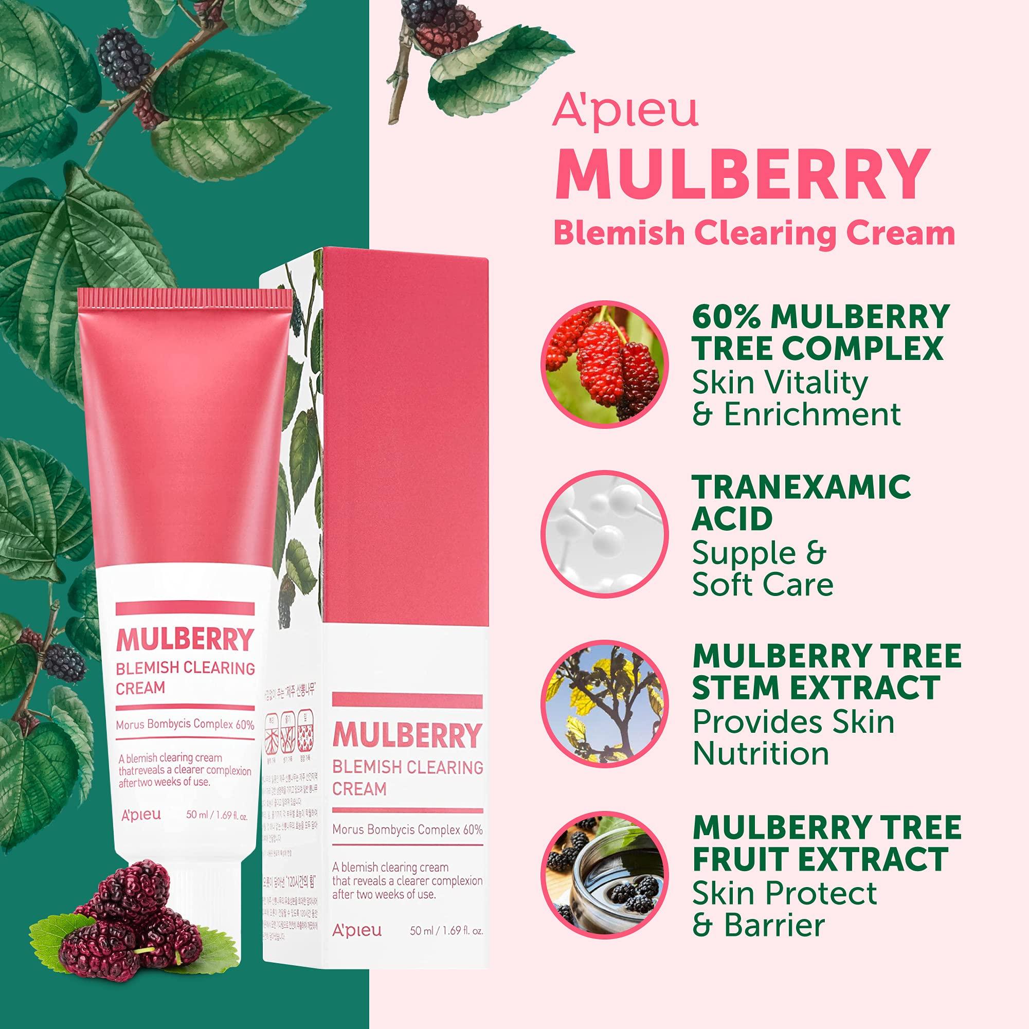 A'pieu Mulberry Blemish Clearing Cream 50ml-thekimyoung.com