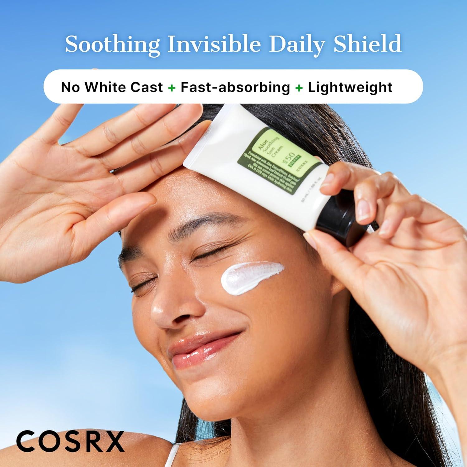 COSRX Aloe Soothing Sun Cream SPF50+/ PA+++ 50ml Sunscreen COSRX
