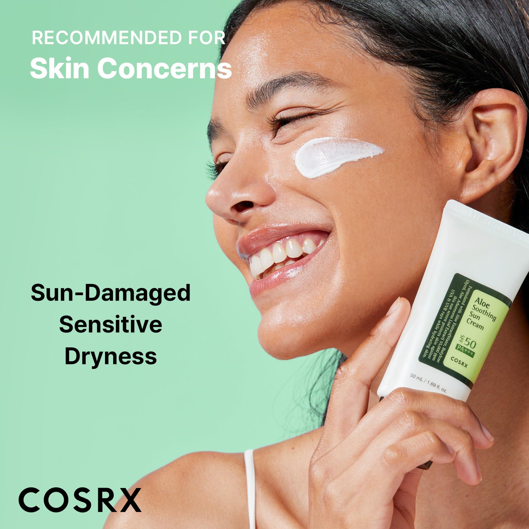 COSRX Aloe Soothing Sun Cream SPF50+/ PA+++ 50ml Sunscreen COSRX