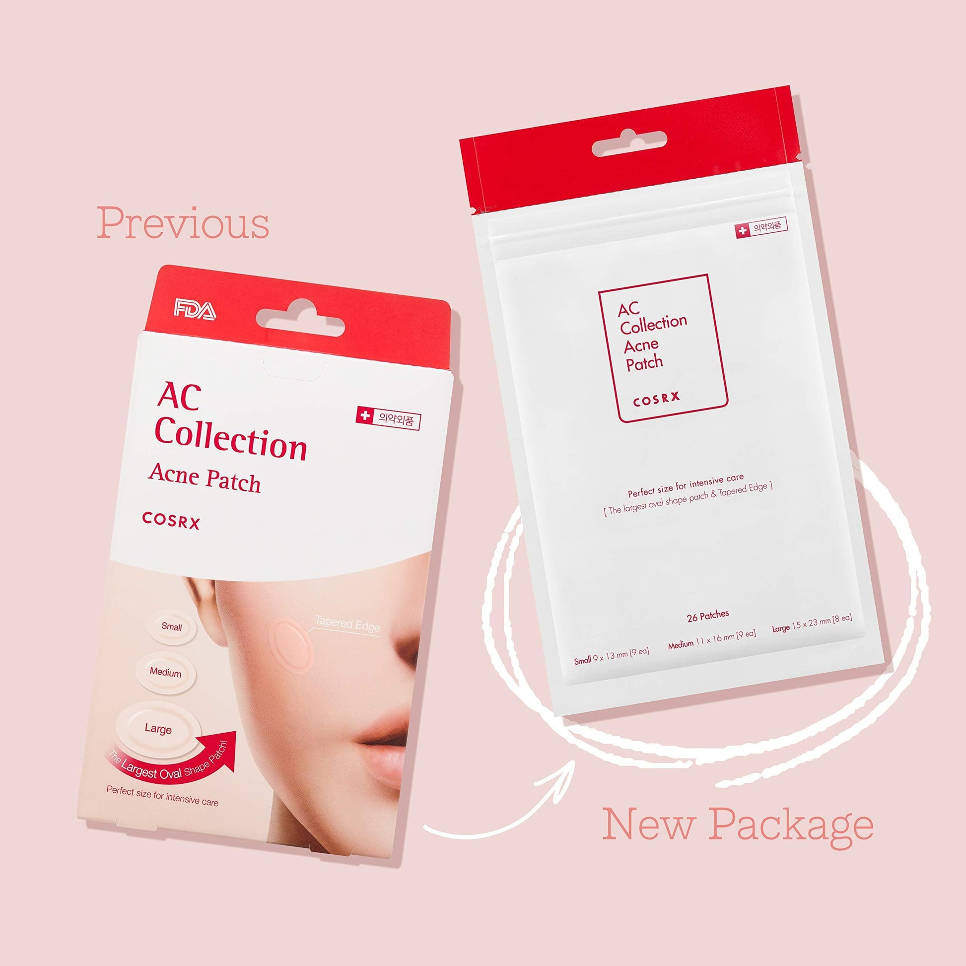 COSRX AC Collection Acne Patch, 26 Patches (Pouch Type)-thekimyoung.com