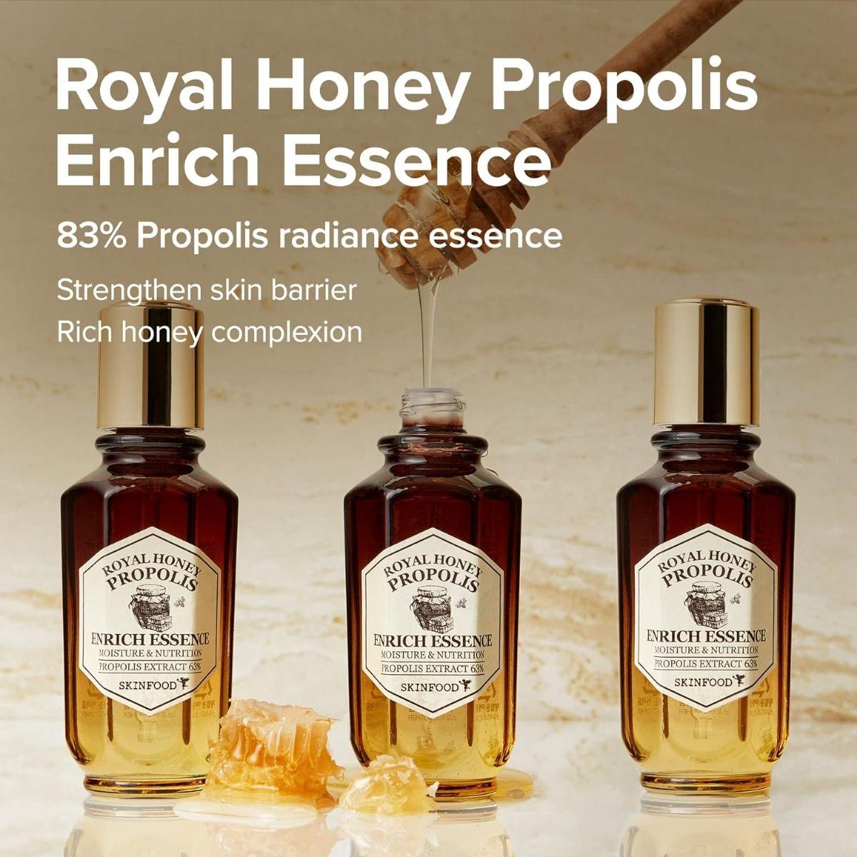 SKINFOOD Royal Honey Propolis Enrich Essence 50ml-thekimyoung.com