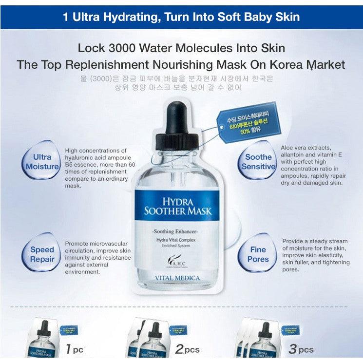 AHC Premium Hydra Soother Cellulose MASK Sheet 27ml x 5ea-thekimyoung.com