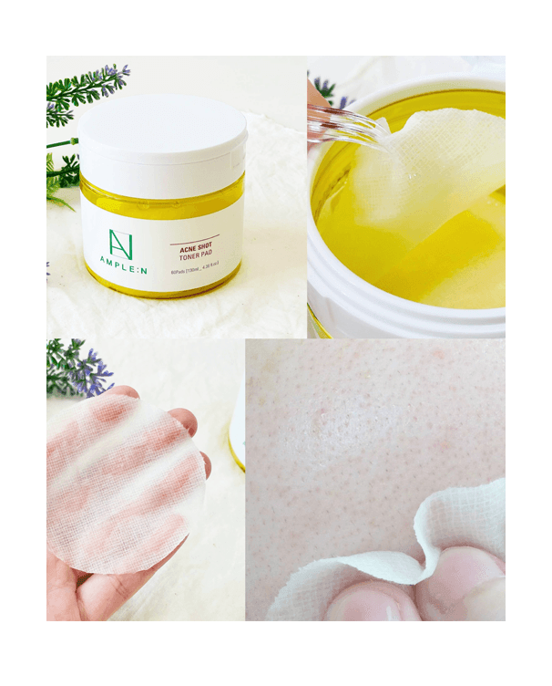 AMPLE:N Acne Shot Toner Pad 130ml-thekimyoung.com