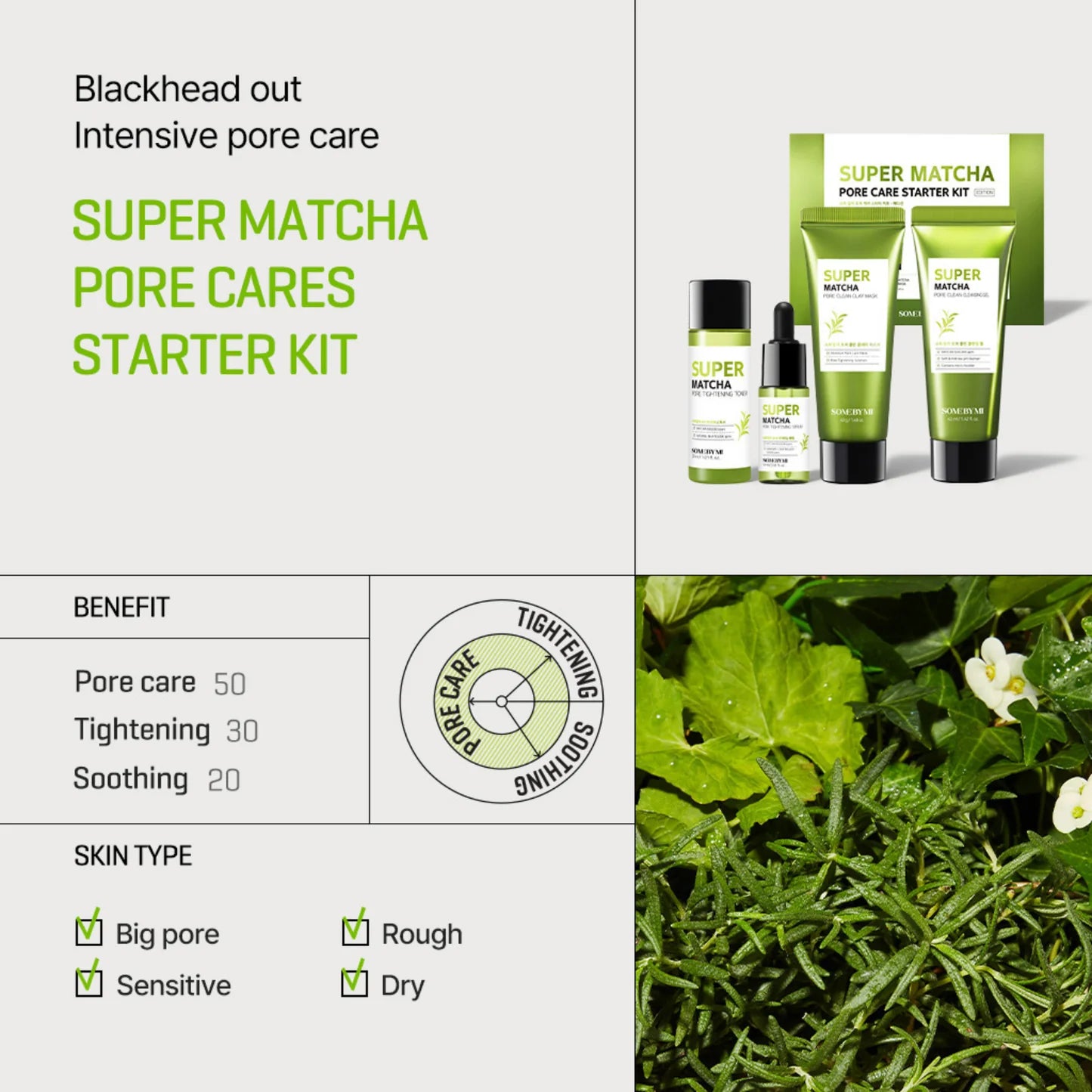 SOME BY MI - Super Matcha Pore Care Starter Kit-thekimyoung.com
