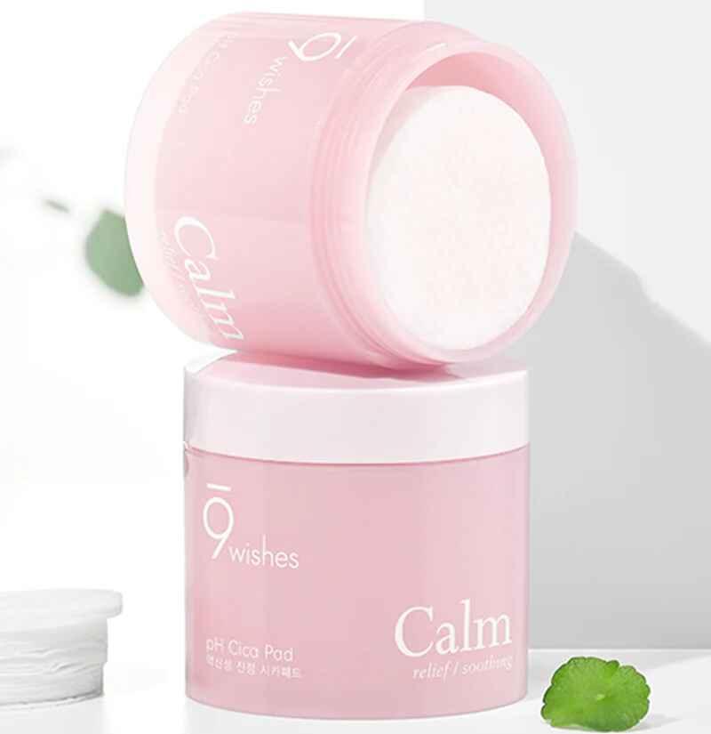 9wishes pH Calm Cica Toner Pad 70 sheet Toner Pad 9wishes