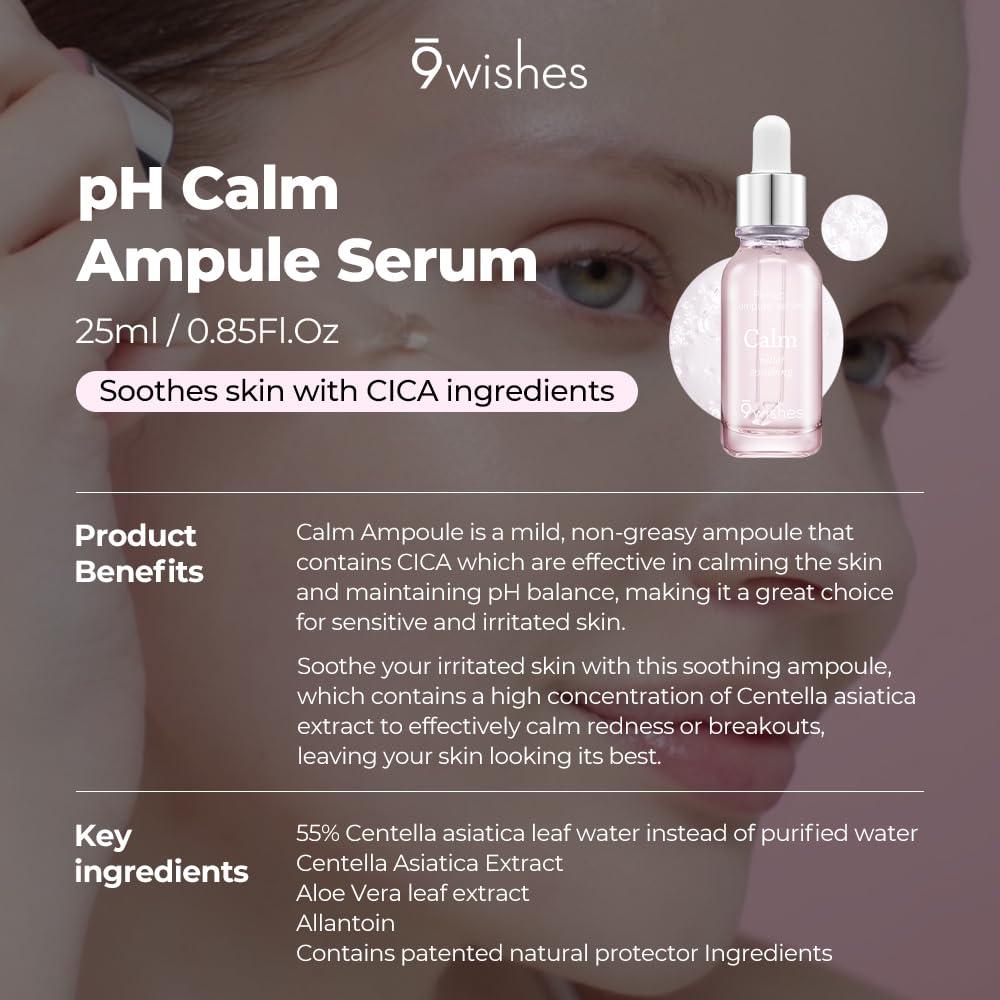 9wishes Perfect Ampule Serum Calm 25ml Face Serum 9wishes