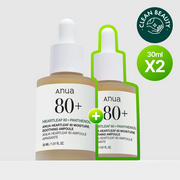 Anua Heartleaf 80% Moisture Soothing Ampoule 30ml+30ml (Double Pack) Face Serum Anua