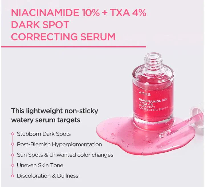 Anua Niacinamide 10 TXA 4 Dark Spot Correcting Serum Face Serum Anua