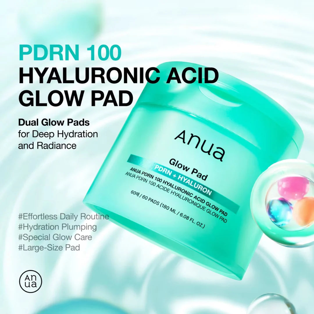 Anua - PDRN 100 Hyaluronic Acid Glow Pad (60 Pads)-thekimyoung.com