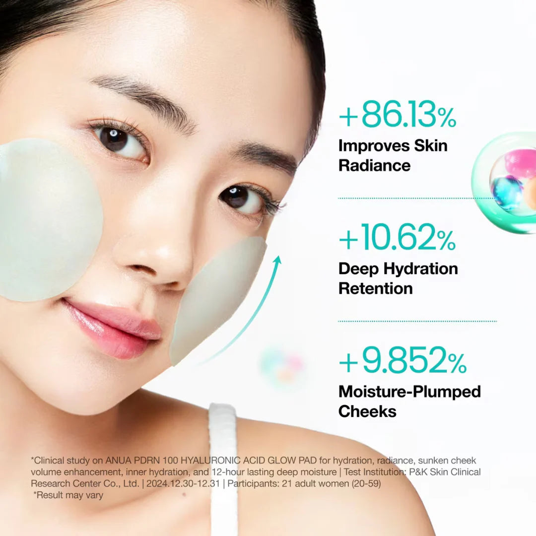 Anua - PDRN 100 Hyaluronic Acid Glow Pad (60 Pads)-thekimyoung.com