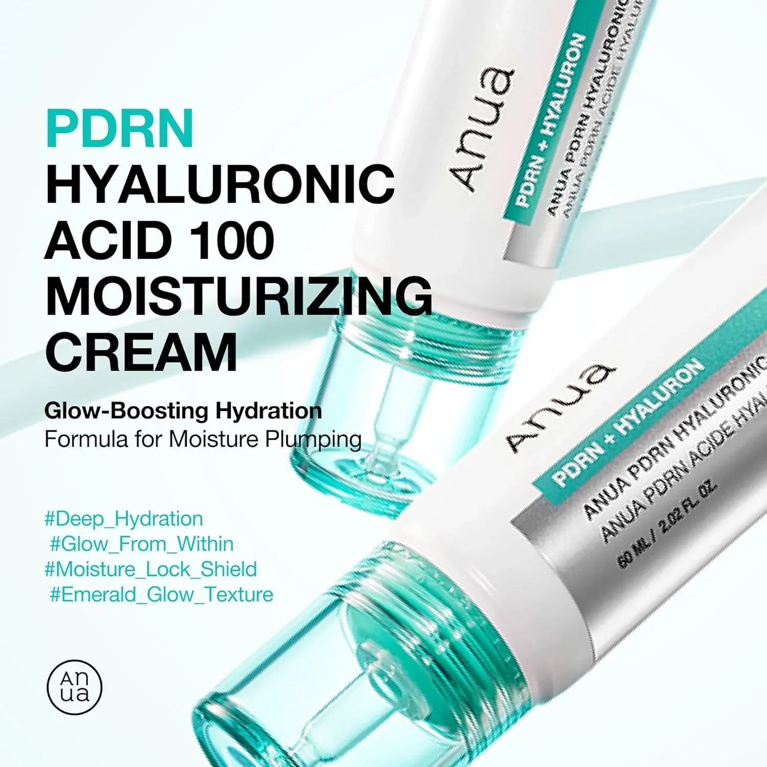 Anua - PDRN Hyaluronic Acid 100 Moisturizing Cream (60ml)-thekimyoung.com