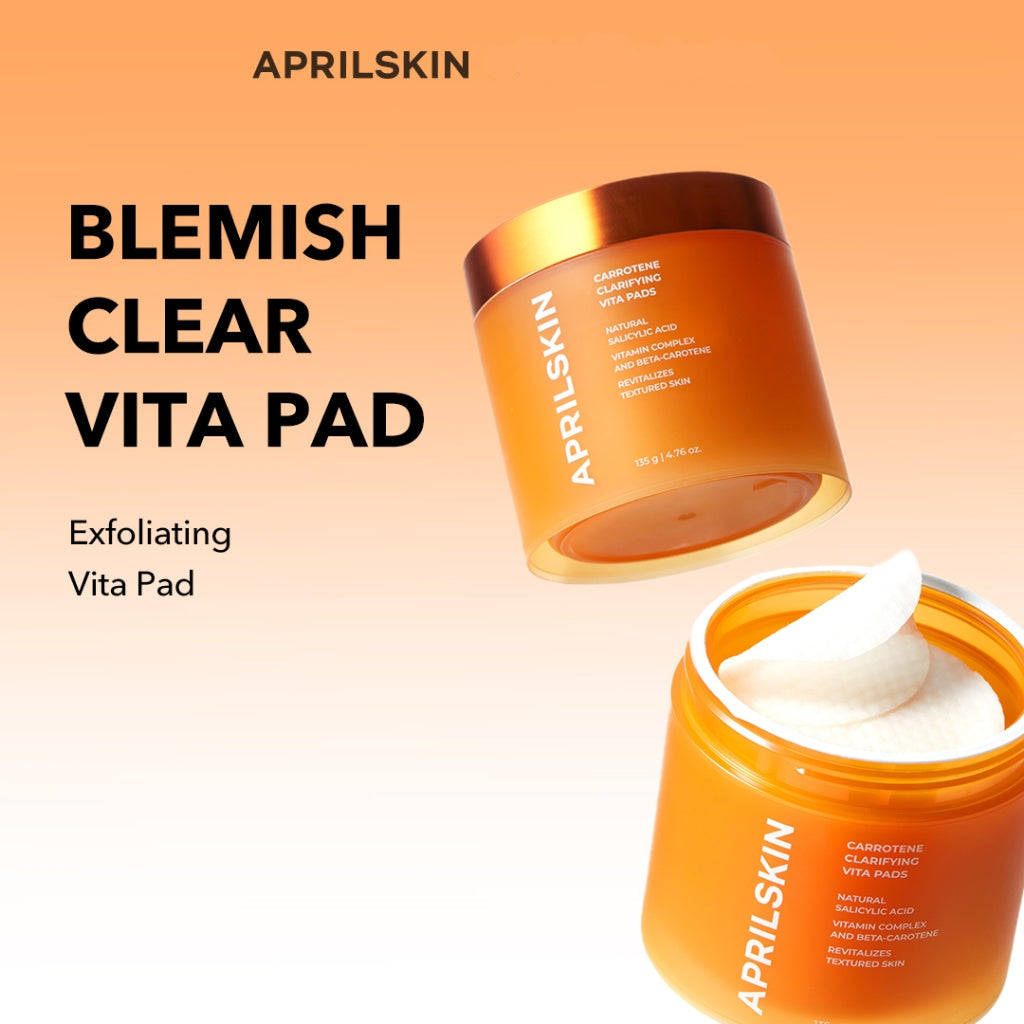 APRILSKIN Carrotene Clarifying Vita Pads 135g Toner Pad APRILSKIN