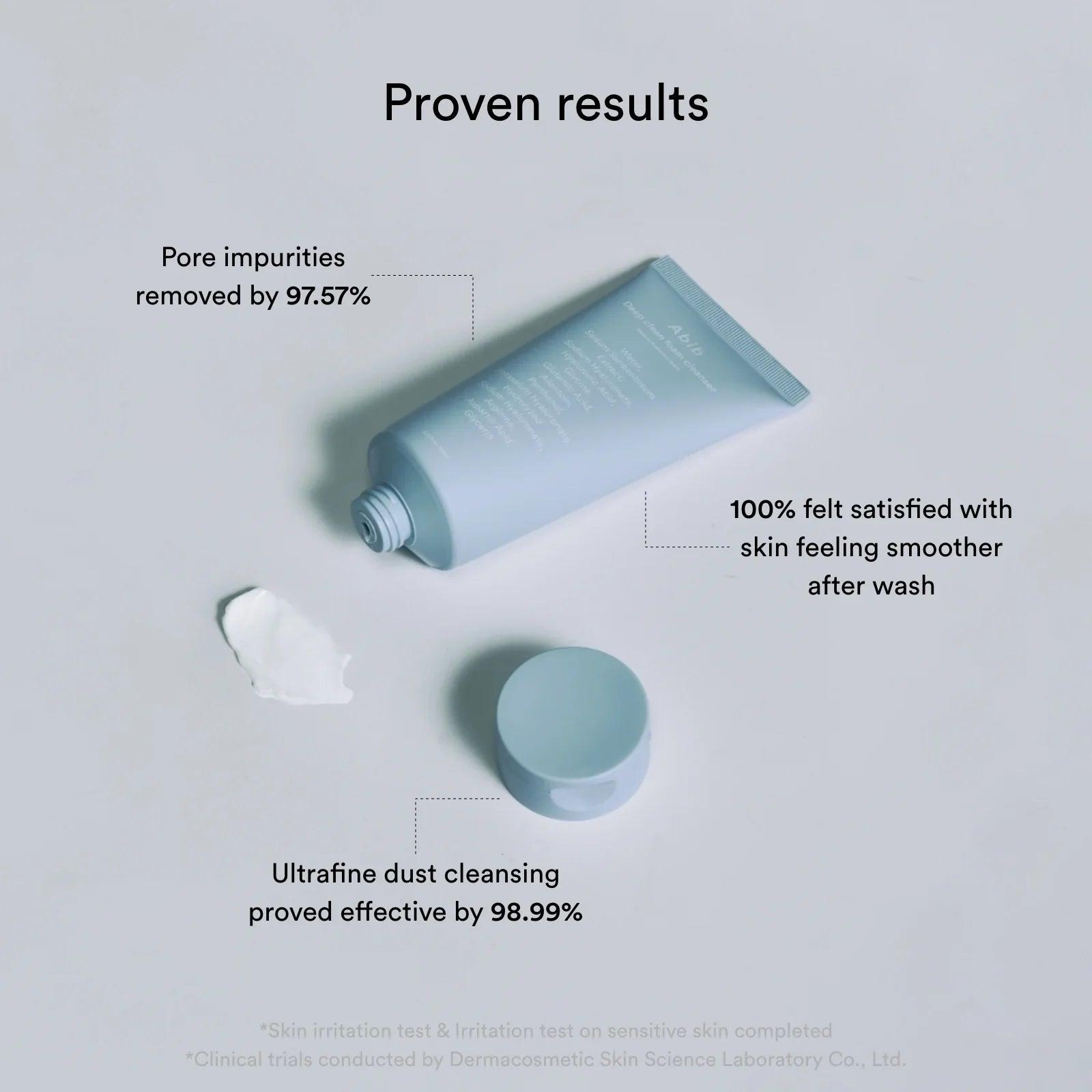 Abib Deep clean foam cleanser Sedum Hyaluron foam 50ml Cleansing Foam Abib