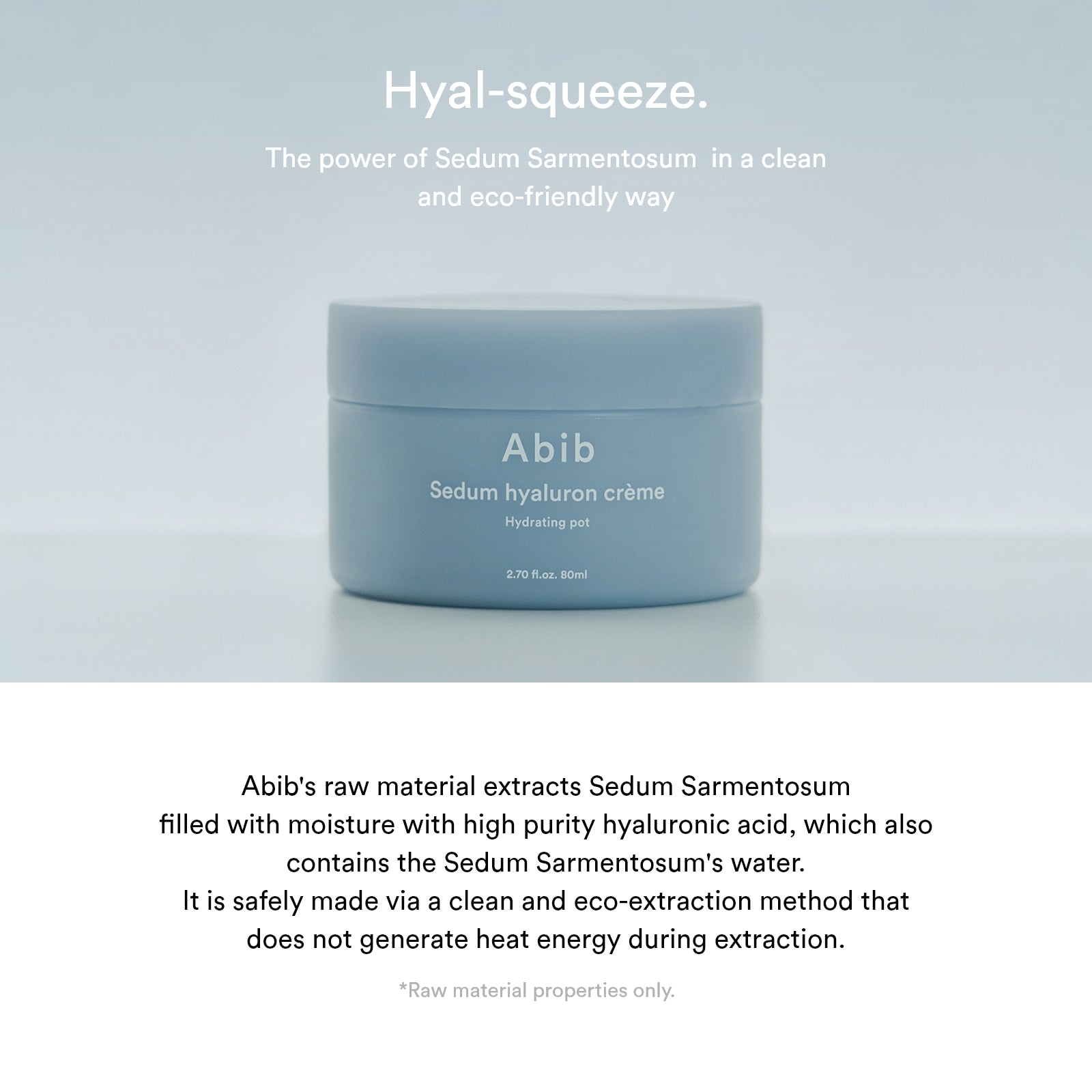 Abib - Sedum hyaluron cream Hydrating pot (80ml)-thekimyoung.com