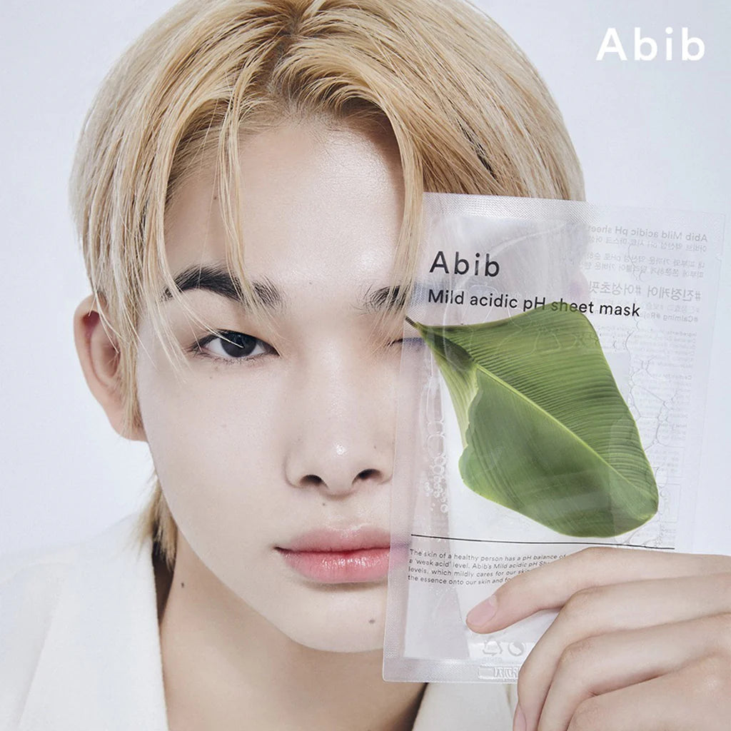 Abib Mild acidic pH sheet mask Heartleaf Fit (10 sheets) Mask Sheet Abib