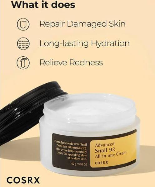 COSRX Advanced Snail 92 All in one Cream Face Cream COSRX