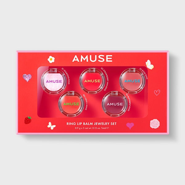 Amuse Ring Lip Balm Jewelry Set LIP BALM AMUSE