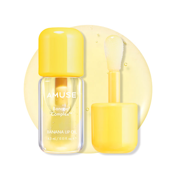 Amuse Banana Lip Oil (choose one of 8 types) Lip Oil AMUSE 02 Banana