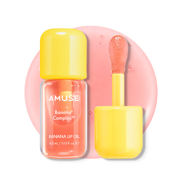 Amuse Banana Lip Oil (choose one of 8 types) Lip Oil AMUSE 04 Juicy Peach
