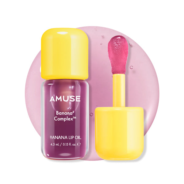 Amuse Banana Lip Oil (choose one of 8 types) Lip Oil AMUSE 07 Acai Glim