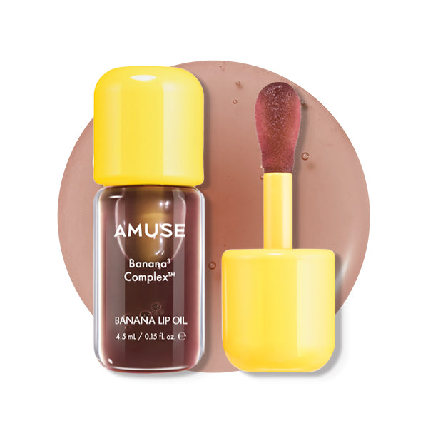 Amuse Banana Lip Oil (choose one of 8 types) Lip Oil AMUSE Chocolate Milk