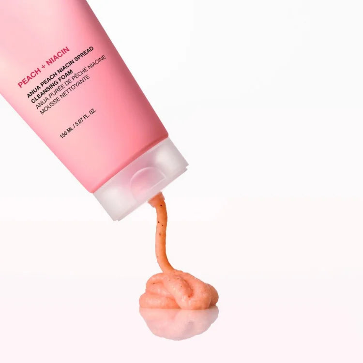 Anua Peach Niacin Spread Cleansing Foam (150ml)-thekimyoung.com