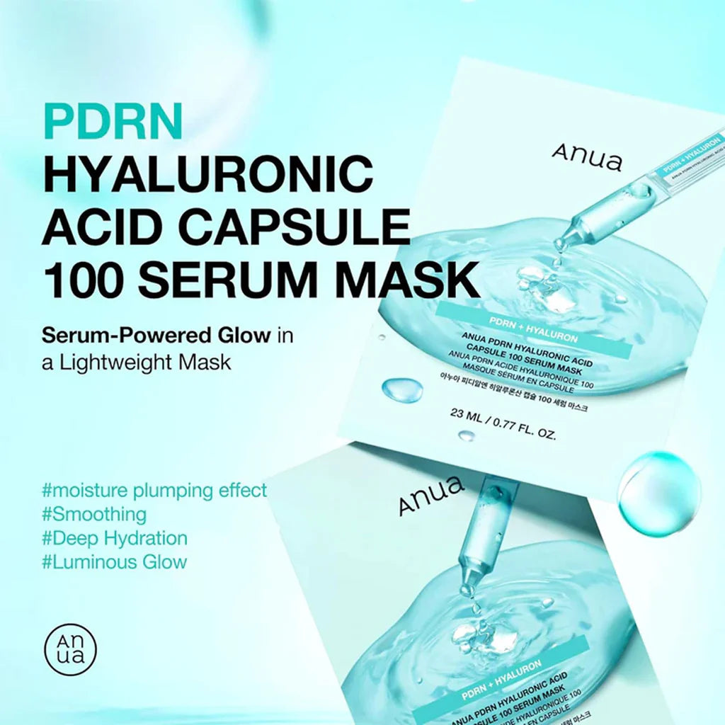 Anua - PDRN Hyaluronic Acid Capsule 100 Serum Mask (10 Pcs)-thekimyoung.com