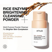 Anua Rice Enzyme Brightening Cleansing Powder 40g+40g (Double Pack) Face Cleanser Anua