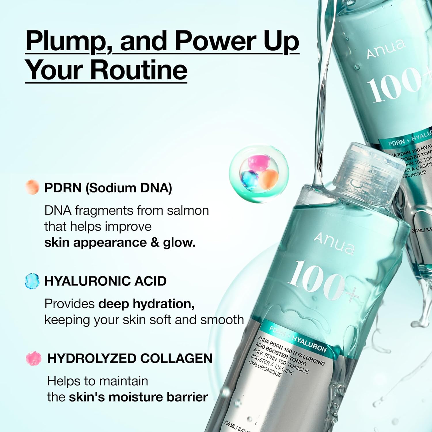 Anua - PDRN 100 Hyaluronic Acid Booster Toner (250ml)-thekimyoung.com