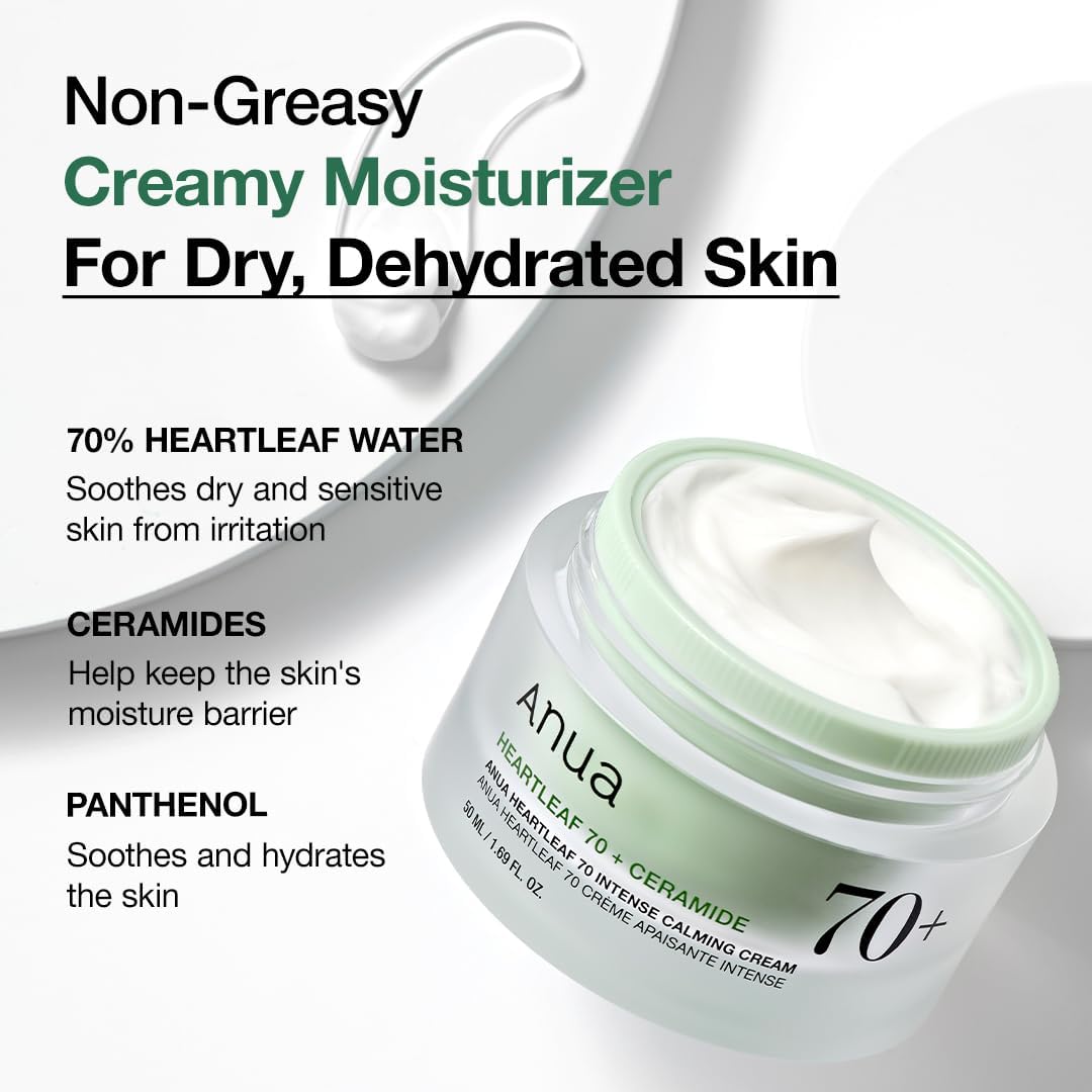 Anua Heartleaf 70% Intense Calming Cream 50ml-thekimyoung.com