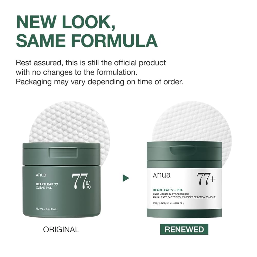 Anua Heartleaf 77 Cleansing Pad 70ea (150ml) Toner Pad Anua