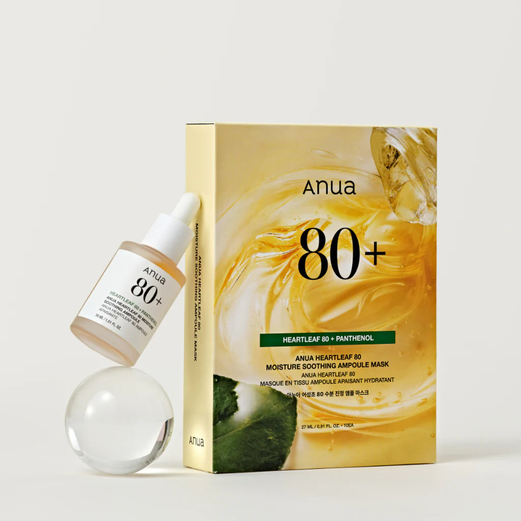 Anua HEARTLEAF 80 Moisture Soothing Ampoule Mask-thekimyoung.com